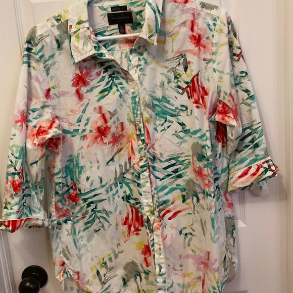 Ladies 3/4 sleeve blouse purchased at Dillards in Florida - Picture 1 of 5